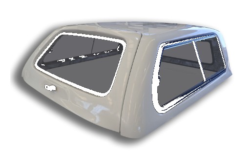 Beekman Lowline Halfdoor canopy for the D-Max Double Cab RG19 Facelift 2026+