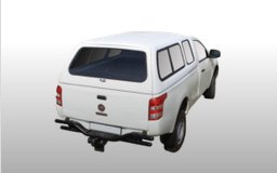Beekman Lowline Halfdoor canopy for the Mitsubishi Triton Single Cab MQ / MR 2016-2024